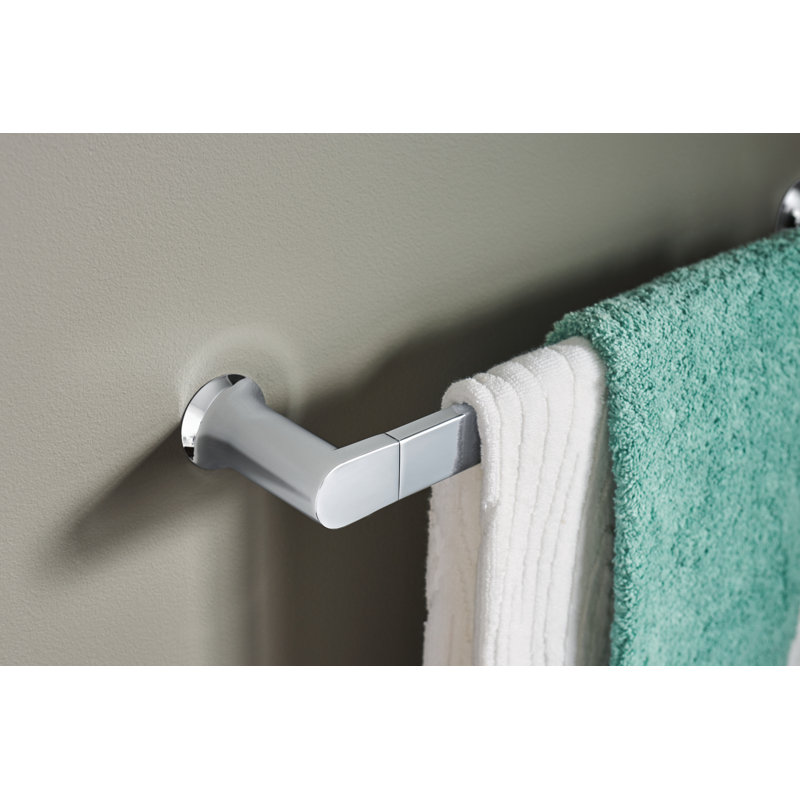 BH3824CH Moen Genta LX 24 in. Wall Mounted Towel Bar & Reviews Wayfair